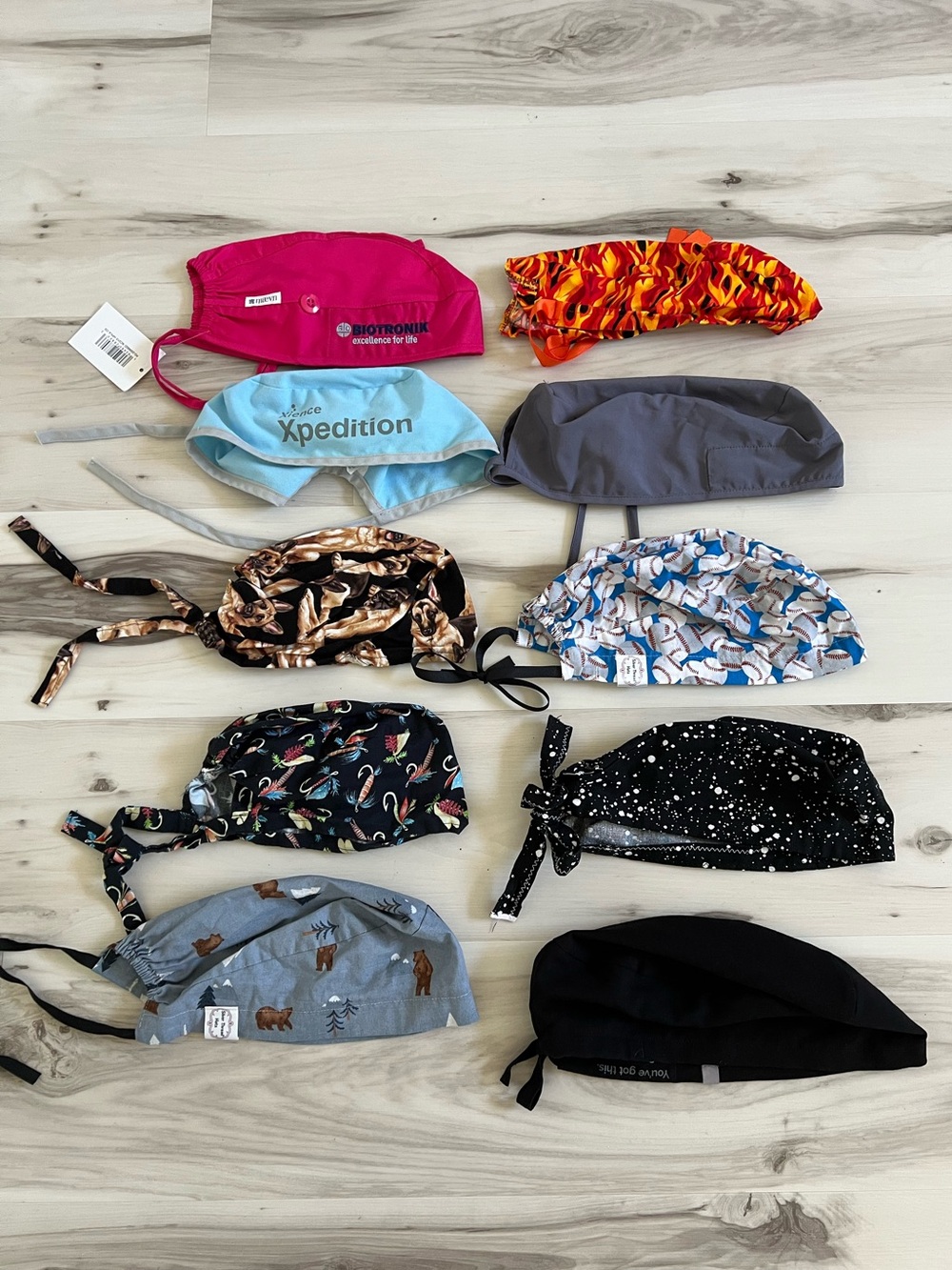 scrub caps